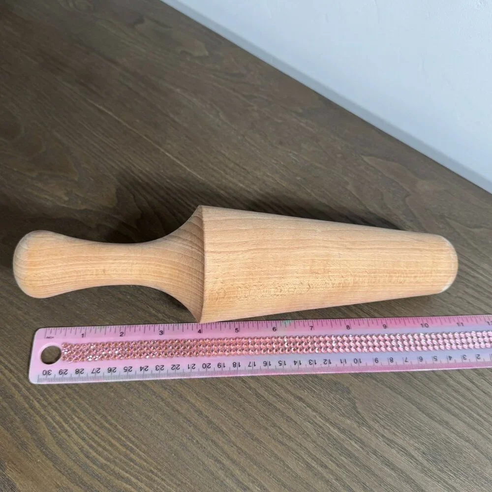 Wooden Pestle / Masher — Chinois Sieve Pusher • Vintage Rustic Kitchen Tool
